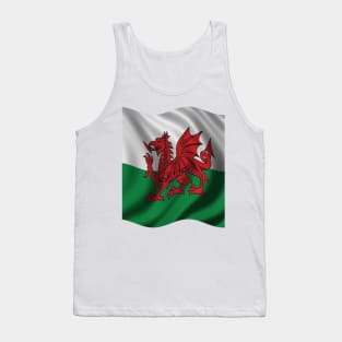 Y Ddraig Goch Welsh Flag Tank Top